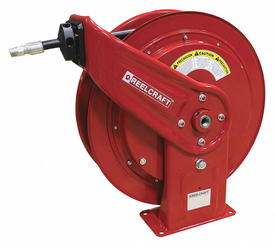 Spring Return Hose Reel 1/2 MNPT 65 ft