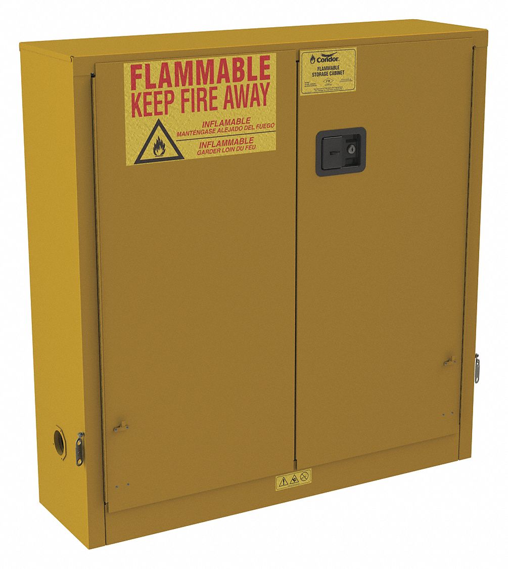 Aerosol Cabinet Wall Mount 24 gal 44 H