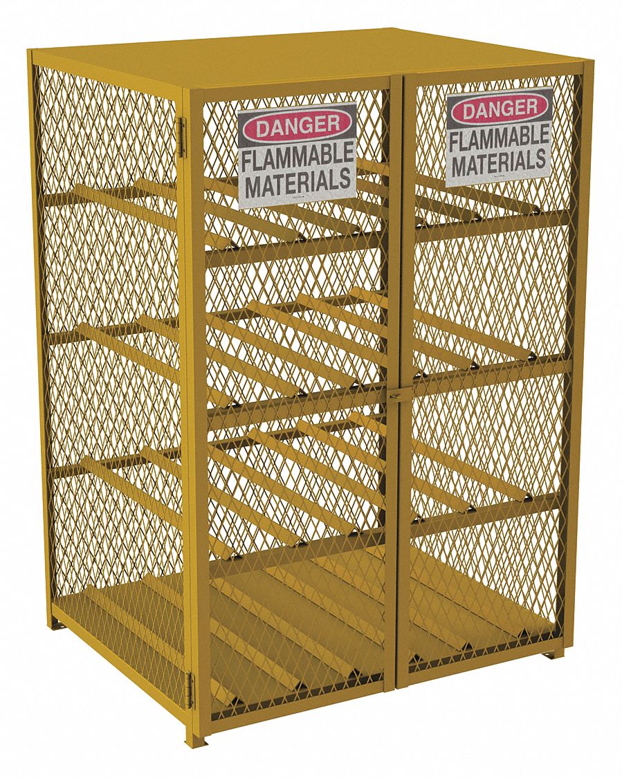 Gas Cylinder Cabinet 71-3/4 Hx50 W