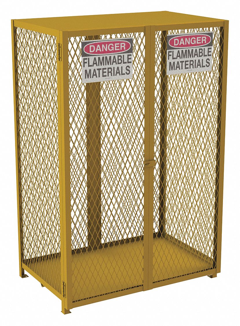 Gas Cylinder Cabinet 71-3/4 Hx50 W