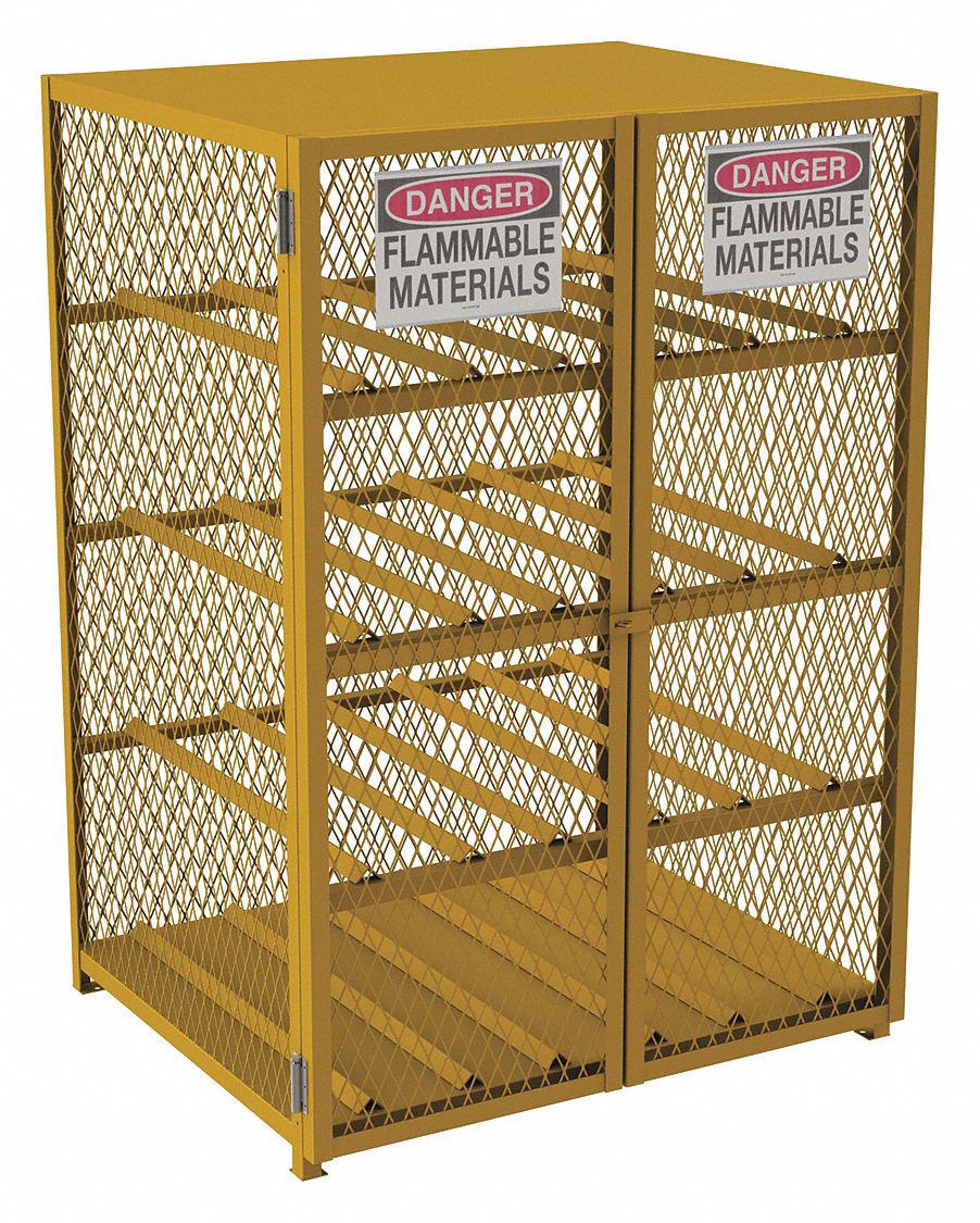 Gas Cylinder Cabinet 71-3/4 Hx50 W