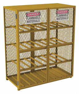 Gas Cylinder Cabinet 71-3/4 Hx60 W