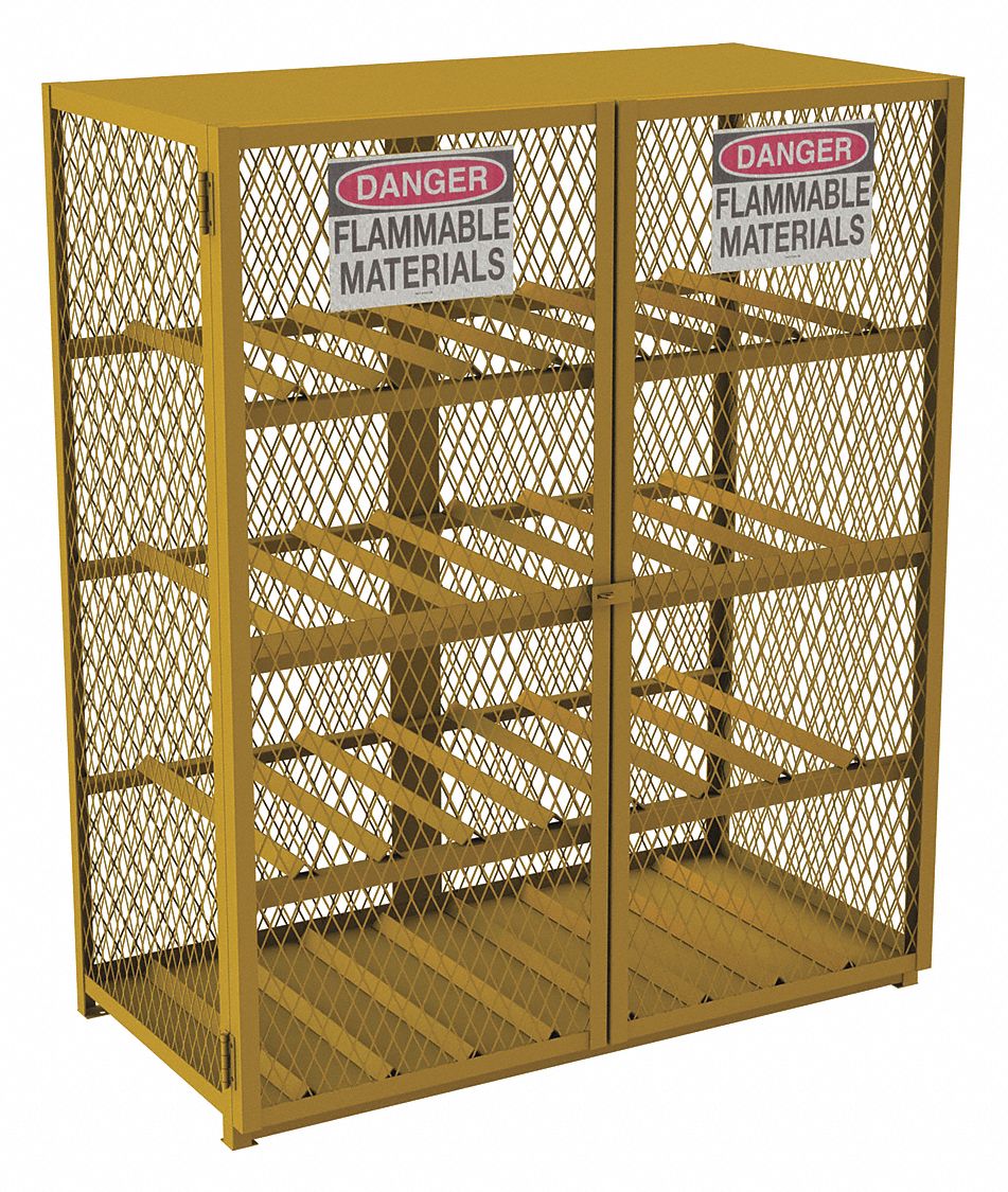 Gas Cylinder Cabinet 71-3/4 Hx60 W