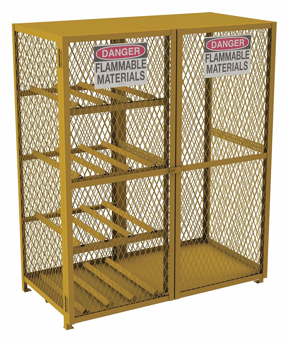 Gas Cylinder Cabinet 71-3/4 Hx60 W