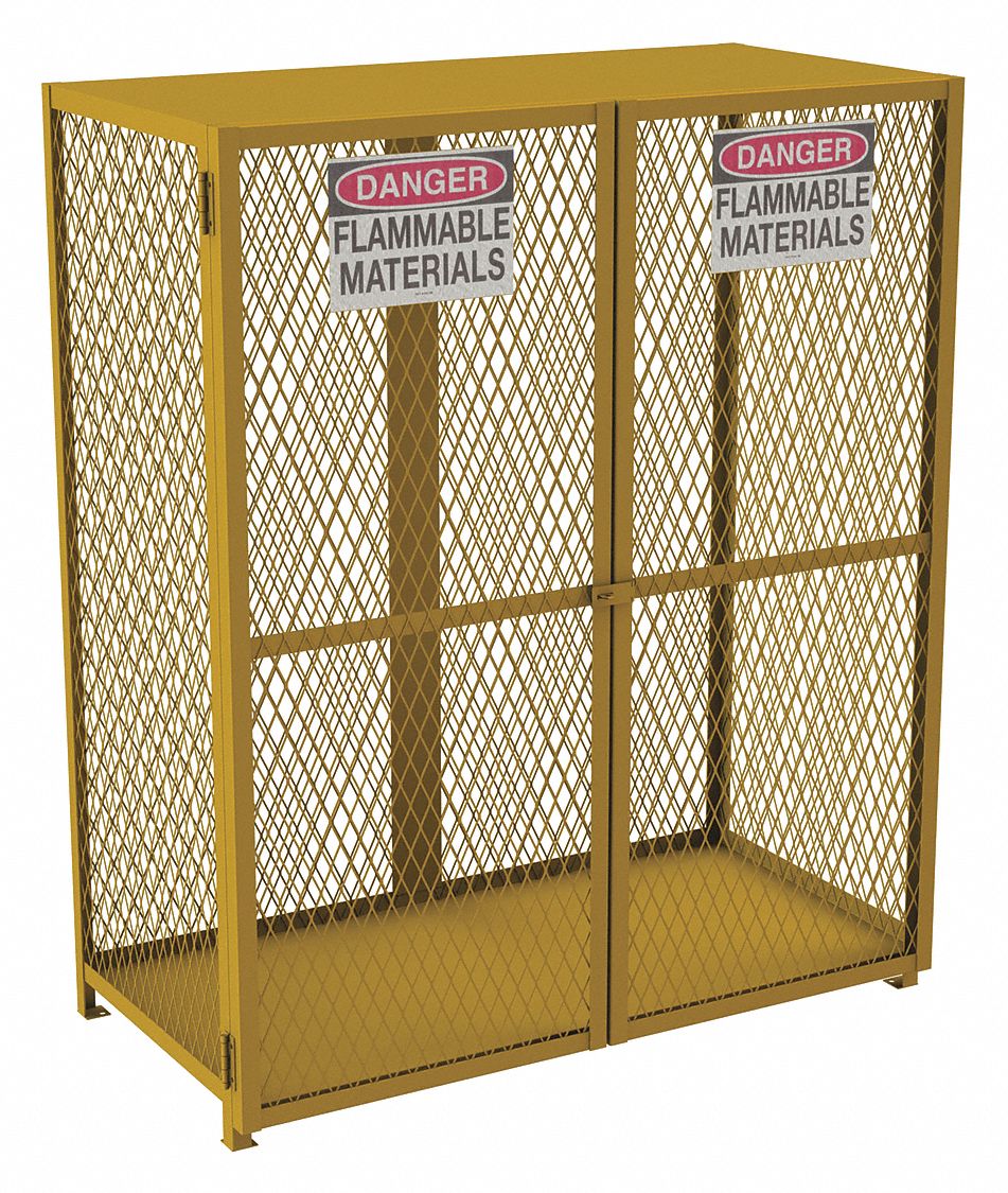 Gas Cylinder Cabinet 71-3/4 Hx60 W