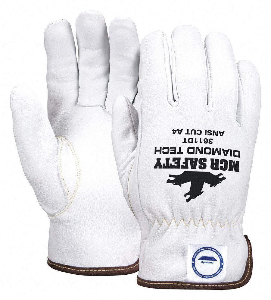 J7530 Leather Gloves White L PR