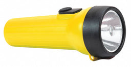 Handheld Flashlight Plastic Yellow 65lm