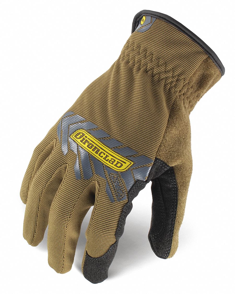 J7552 Utility Glove Brown L/9 9-3/4 PR