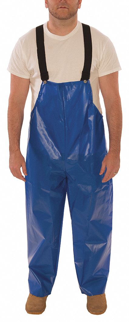 D8971 Rain Bib Overall 3XL Blue Polyurethane