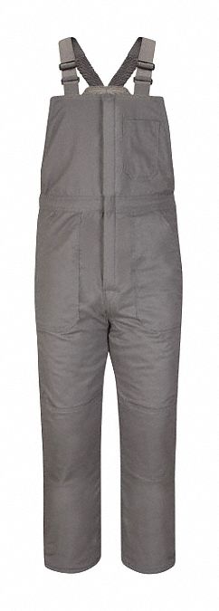 K1942 Bib Overall Fits Waist 36 to 38 Gray