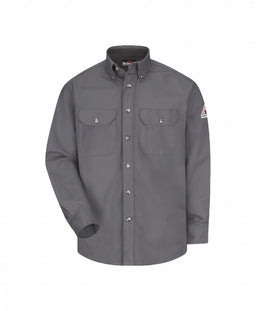 K1945 Flame-Resistant Collared Shirt Gray