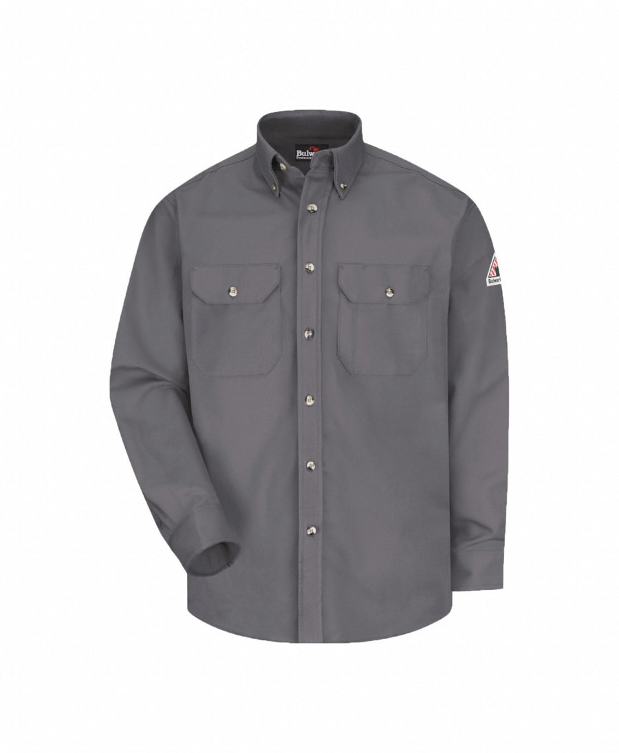 K1945 Flame-Resistant Collared Shirt Gray