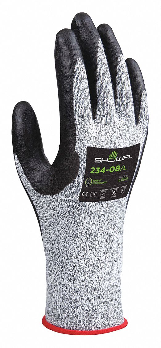 Coated Gloves Gray S