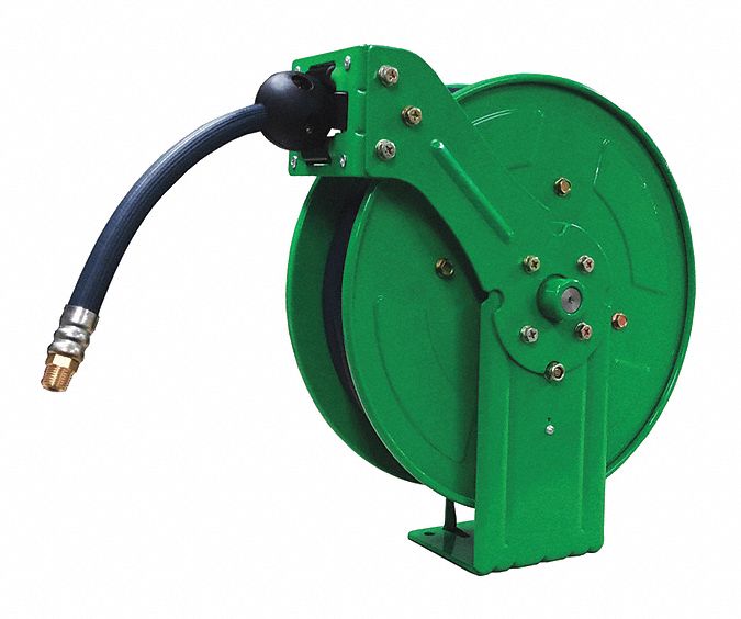 Spring Return Hose Reel 1/4 MNPT 50 ft