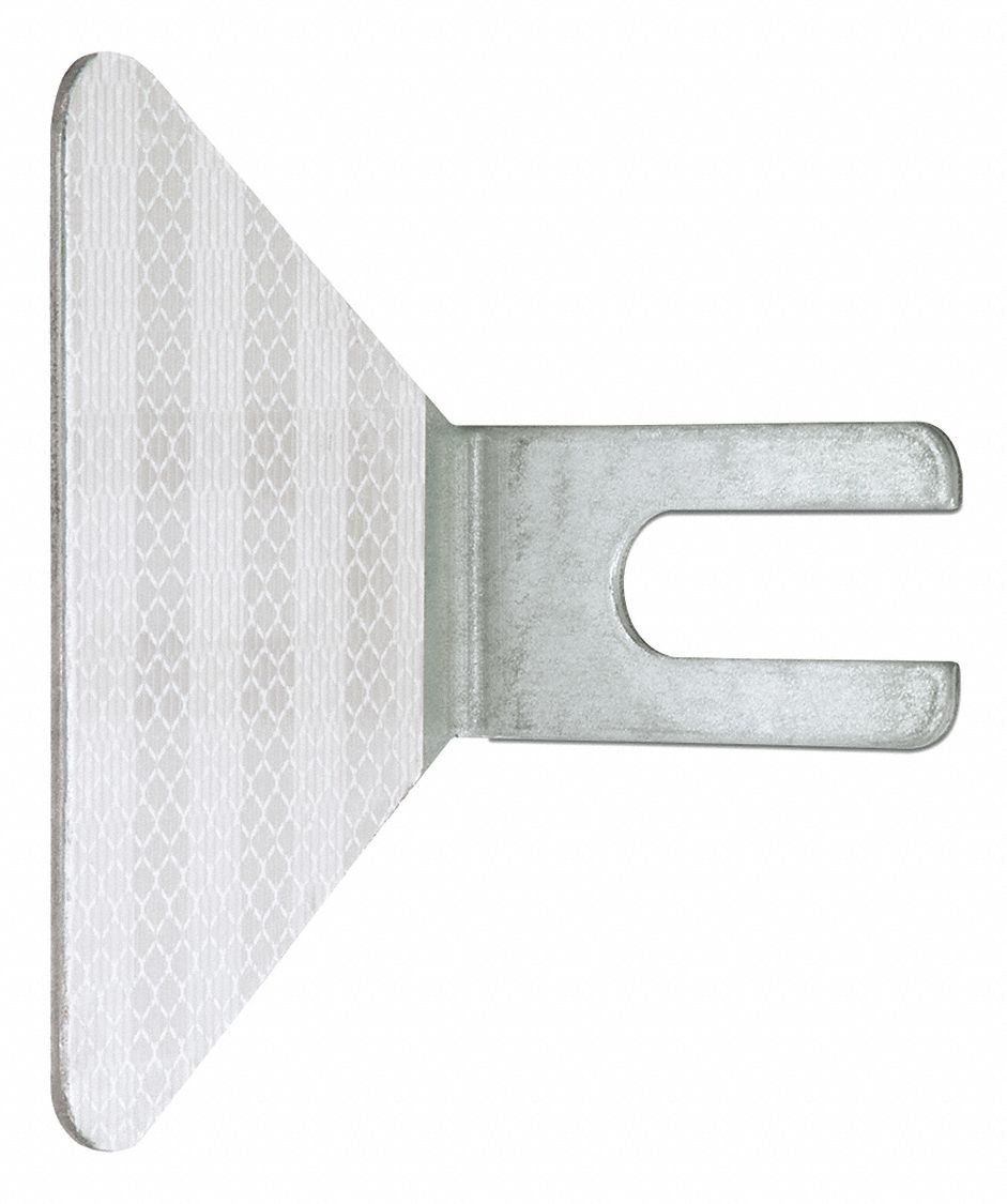 Bolt-On Guardrail Reflector Steel PK50