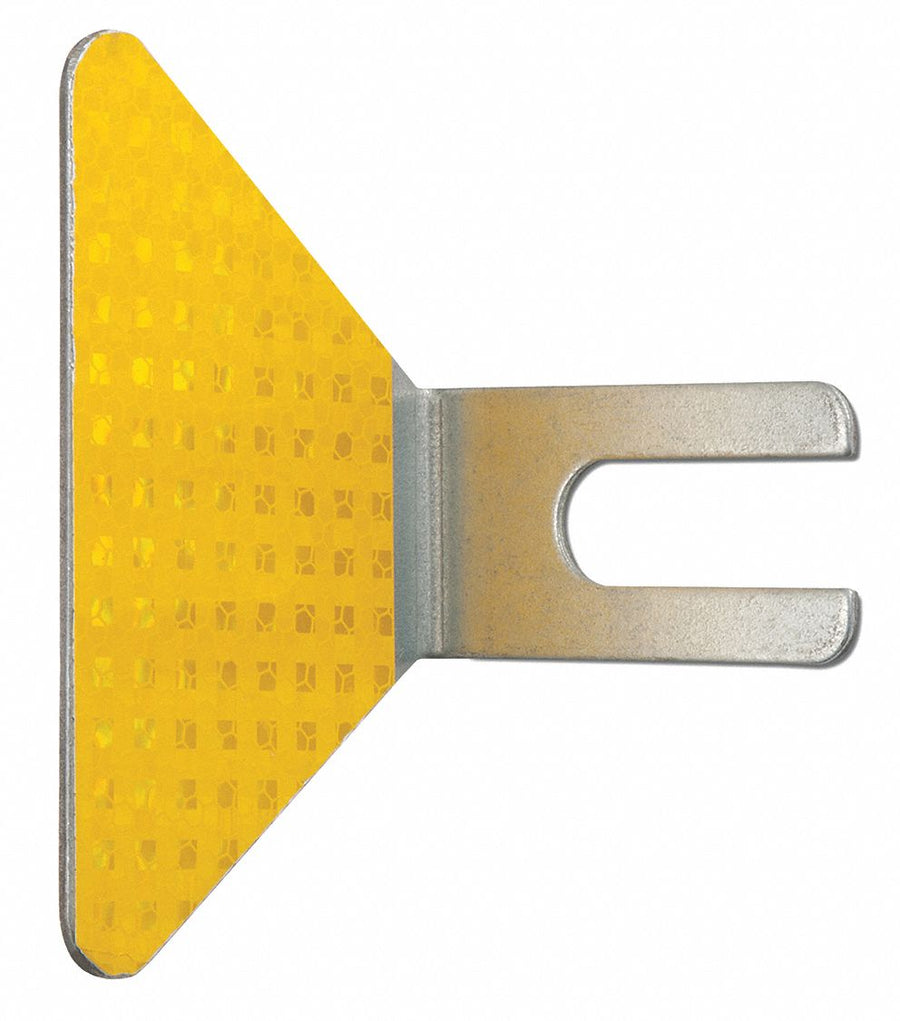 Reflector Amber Two Way Steel PK50