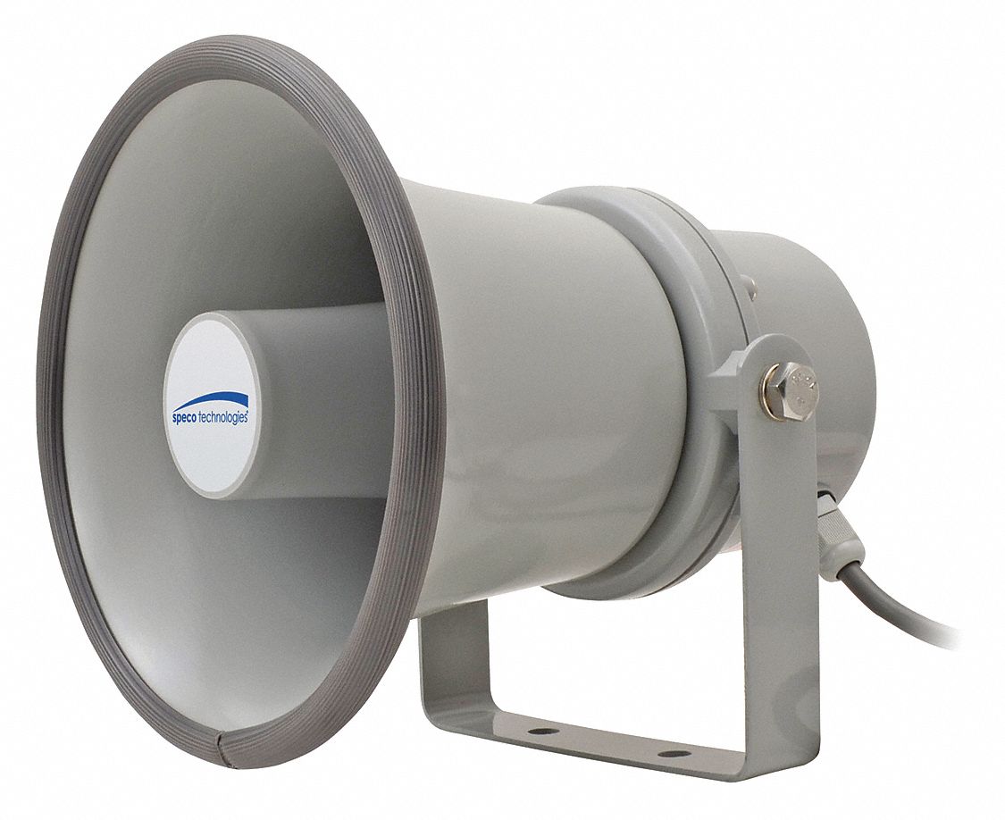 PA Weatherproof Speaker 7-1/4 D Aluminum