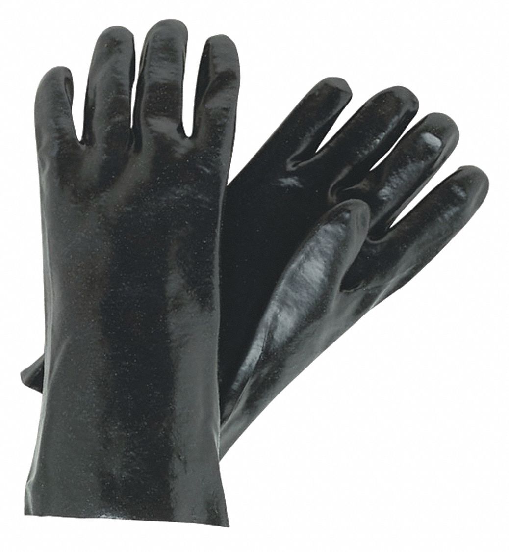 Gloves PVC L 12 in L Smooth PR PK12