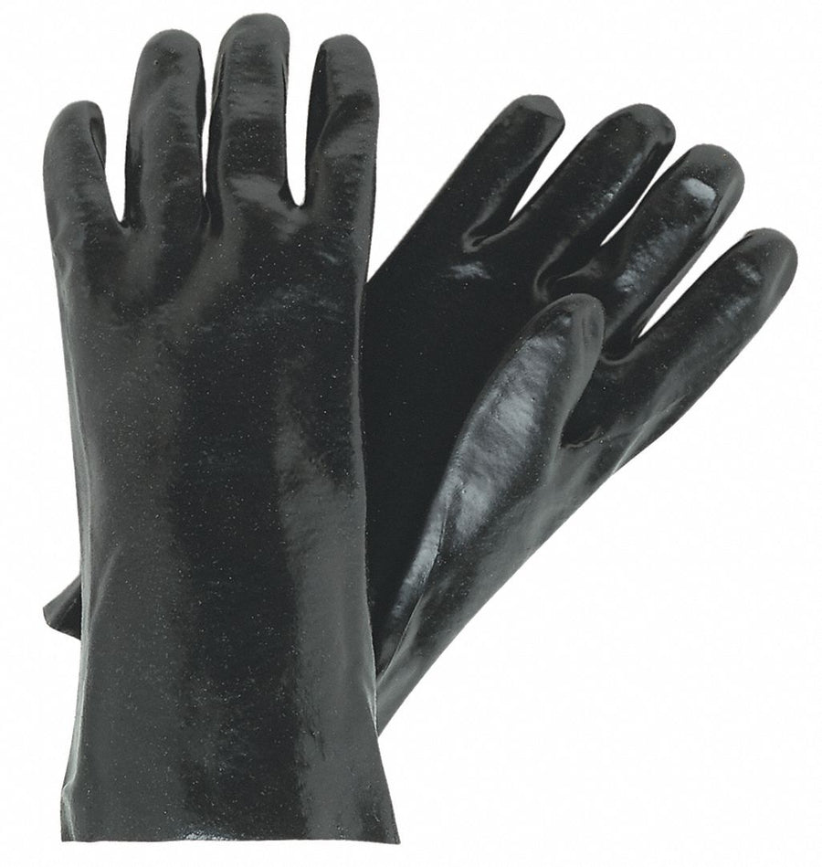 Gloves PVC L 14 in L Interlock PR PK12
