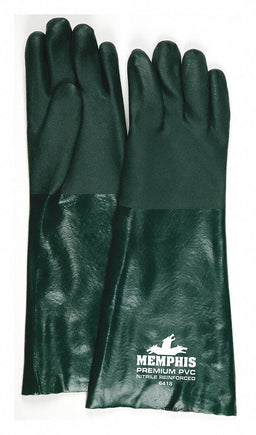 Gloves PVC L 18 in L Jersey PR PK12
