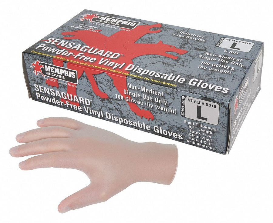 J4964 Disposable Gloves Vinyl XL PK100