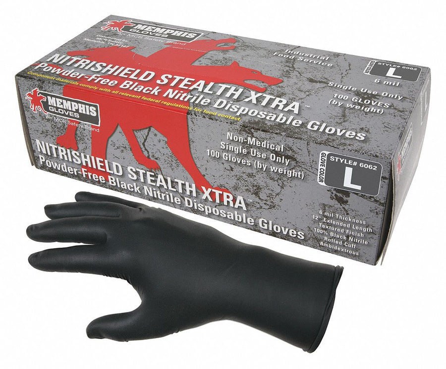 J4970 Disposable Gloves Nitrile M PK100