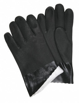 Gloves PVC L 10 in L Sandy PR PK12