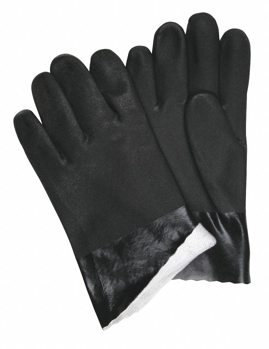 Gloves PVC L 10 in L Sandy PR PK12