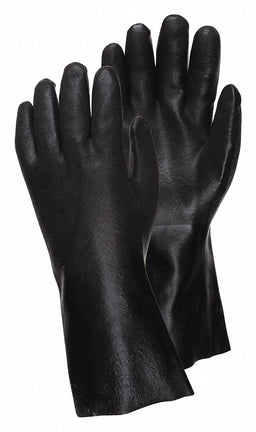 Gloves PVC L 12 in L Gauntlet PR PK12