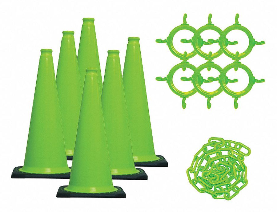 Traffic Cone Kit Green Gloss