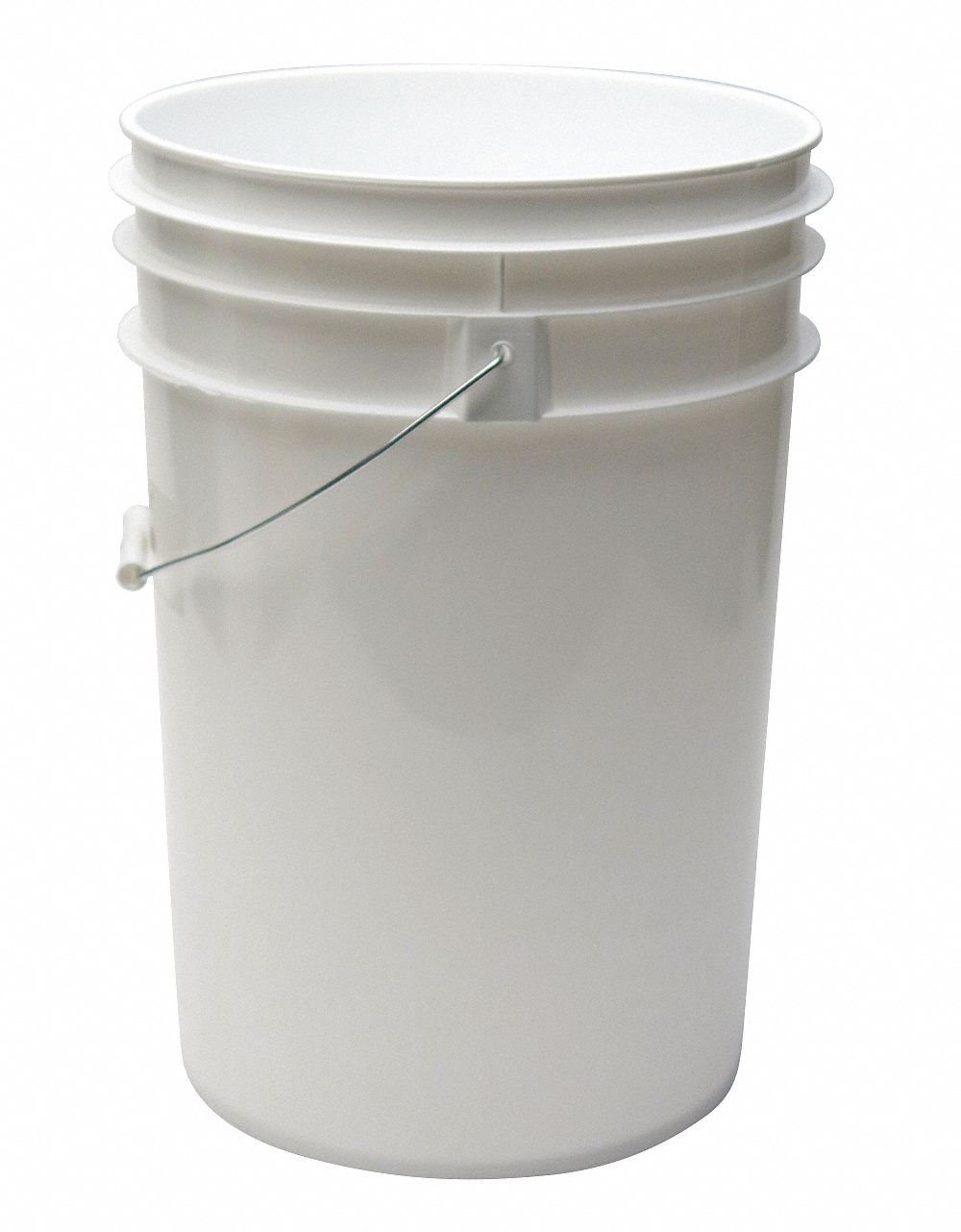 Pail Polyethylene White Open Head