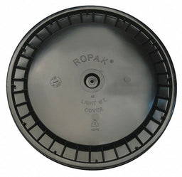 K4870 Plastic Pail Lid Black HDPE