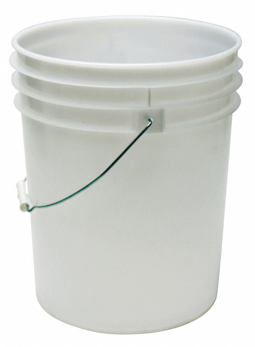 K4866 Pail Polyethylene Natural Open Head