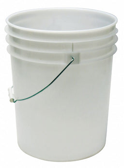 K4866 Pail Polyethylene Natural Open Head