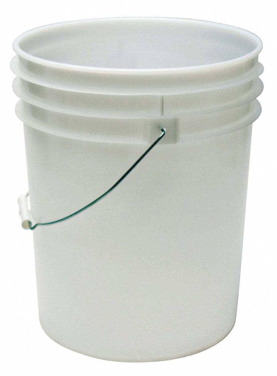 K4866 Pail Polyethylene Natural Open Head