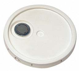 Plastic Pail Lid White HDPE