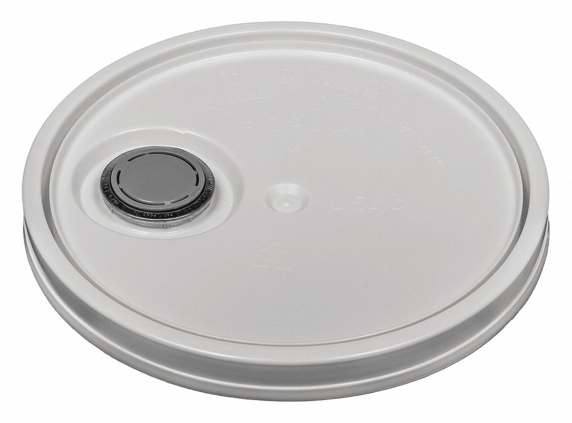 Plastic Pail Lid White Plastic