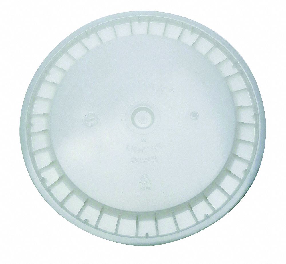 Plastic Pail Lid Natural HDPE