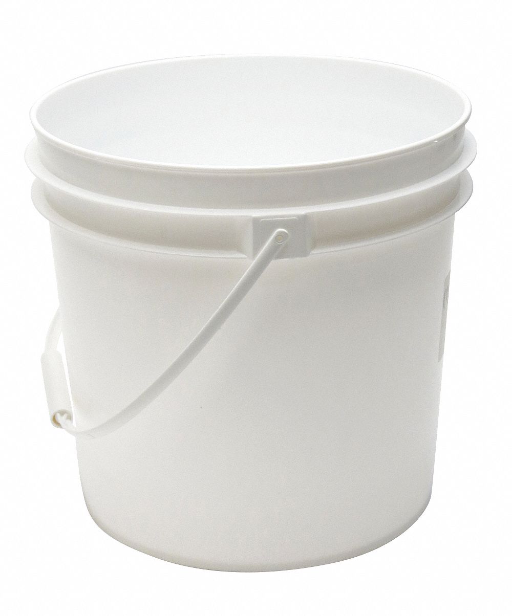 K4868 Pail Polyethylene White Open Head