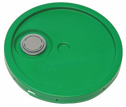 Plastic Pail Lid Green HDPE