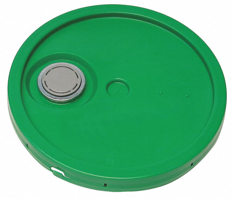 Plastic Pail Lid Green HDPE