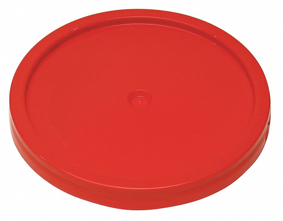 Plastic Pail Lid Red HDPE