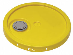 Plastic Pail Lid Yellow HDPE