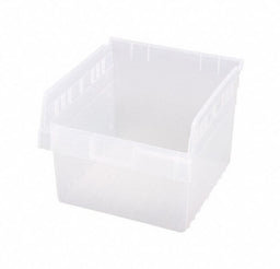 Shelf Bin Clear Polypropylene 8 in