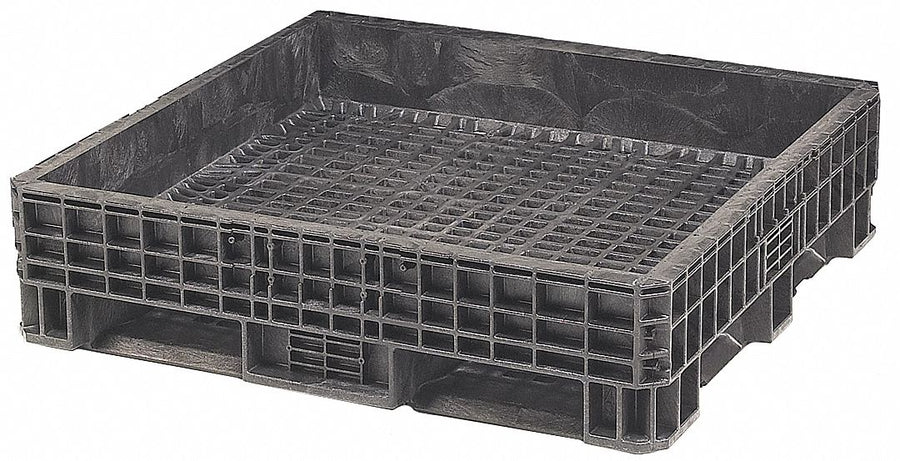 Bulk Container Black Solid 48 in