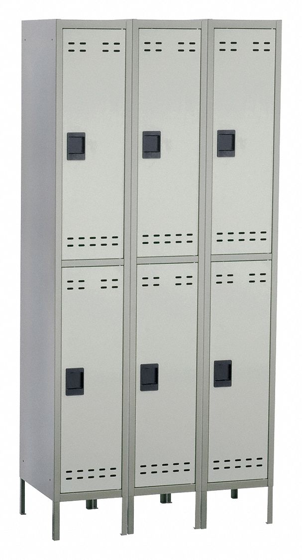 Wrdrb Lckr 2x3Lckr Gray 78 x36 x18 Assm