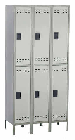 Wrdrb Lckr 2x3Lckr Gray 78 x36 x18 Assm