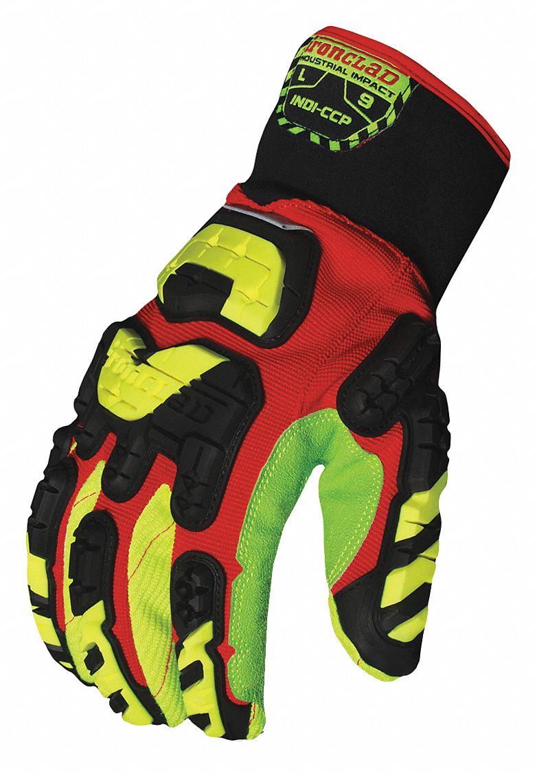 J4184 Impact Gloves Slip On Corded Cotton PR