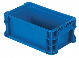 H6169 Straight Wall Container Blue Solid HDPE