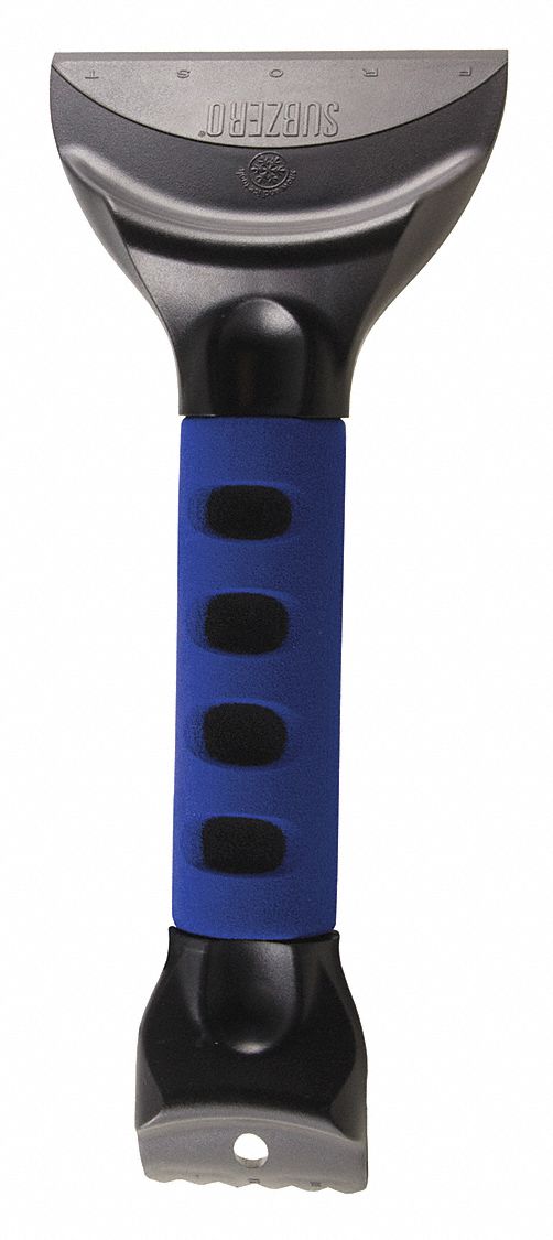 Ice Scraper 7 in L Foam Grip Blue